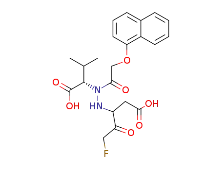 (3RS)-3-[N-((1-Naphthyloxy)Acetyl)Valinyl]Amino-5-Fluoro-4-Oxopentanoic Acid