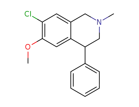 N-methyl-7-chloro-6-methoxy-4-phenyl-1,2,3,4-tetrahydroisoquinoline