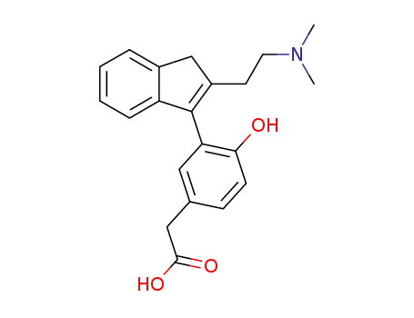 {3-[2-(2-Dimethylamino-ethyl)-3H-inden-1-yl]-4-hydroxy-phenyl}-acetic acid