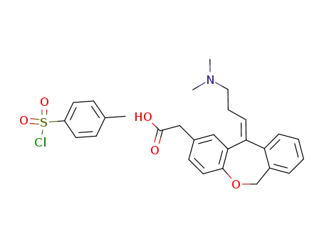 (Z)-11-<3-(dimethylamino)propylidene>-6,11-dihydrodibenzoxepin-2-acetic acid p-toluenesulfonate