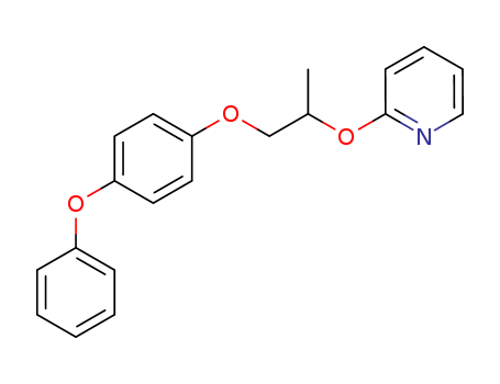 95737-68-1,Pyriproxyfen,Pyriproxyfen [ISO:BSI];S 9138;Pyridine, 2-(1-methyl-2-(4-phenoxyphenoxy)ethoxy)- .;2-(1-Methyl-2-(4-phenoxyphenoxy)ethoxy)pyridine;4-Phenoxyphenyl (RS)-2-(2-pyridyloxy)propyl ether;HSDB 7053;OMS 3019;SK 591;