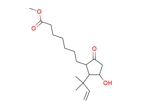 7-[2-(1,1-Dimethyl-allyl)-3-hydroxy-5-oxo-cyclopentyl]-heptanoic acid methyl ester
