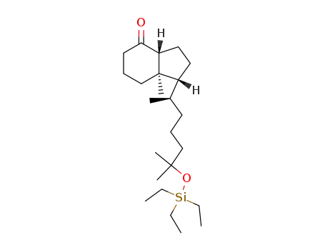 25-[(triethylsilyl)oxy]de-A,B-cholestan-8-one