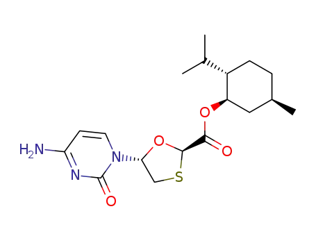 (1R,2S,5R)-2-isopropyl-5-methylcyclohexyl (2R,5R)-5-(4-amino-2-oxo-1,2-dihydro-1-pyrimidinyl)-1,3-oxathiolane-2-carboxylate