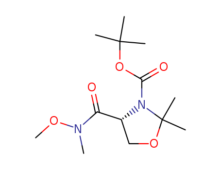 (R)-3-BOC-4-(METHOXYMETHYLCARBAMOYL)-2,2-DIMETHYLOXAZOLIDINE