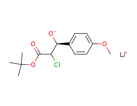 Lithium; (S)-2-tert-butoxycarbonyl-2-chloro-1-(4-methoxy-phenyl)-ethanolate