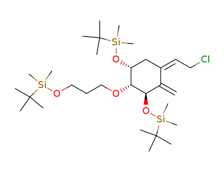 [3R-(1Z,3β,4α,5α)]-2-[3,5-bis[(1,1-dimethylethyl)dimethylsilyloxy]-4-[3-[(1,1-dimethylethyl)dimethylsilyloxy]propoxy]-2-methylenecyclohexylidene]-1-chloroethane