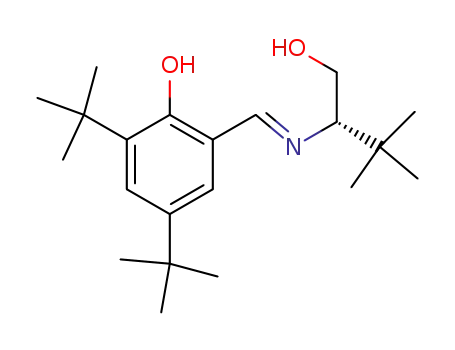2,4-di-tert-butyl-6-[(E)-{[(1S)-1-(hydroxymethyl)-2,2-dimethylpropyl]imino}methyl]phenol