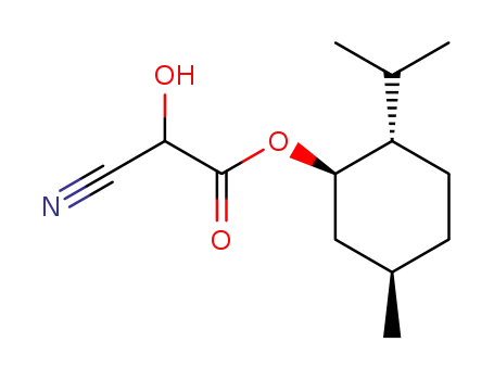 Cyano-hydroxy-acetic acid (1R,2S,5R)-2-isopropyl-5-methyl-cyclohexyl ester