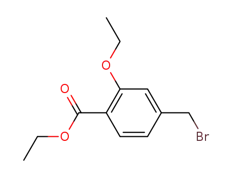 Molecular Structure of 110017-07-7 (ethyl 4-(bromomethyl)-2-ethoxybenzoate)