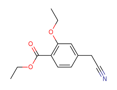 Benzoic acid, 4-(cyanomethyl)-2-ethoxy-, ethyl ester