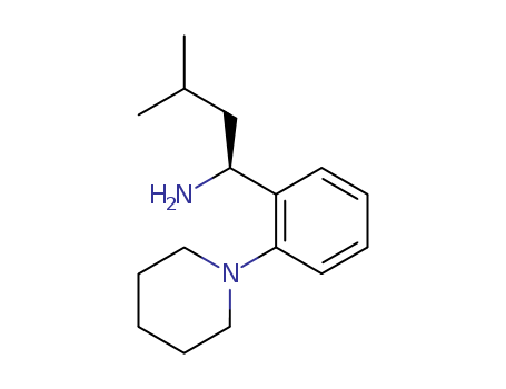 (S)-3-Methyl-1-(2-(1-piperidinyl)phenyl)butylamine