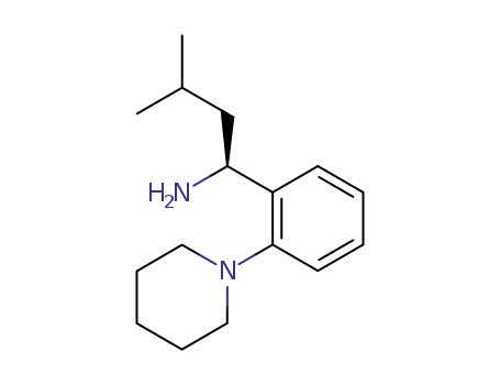 (S)-3-Methyl-1-(2-piperidin-1-ylphenyl)butylamine