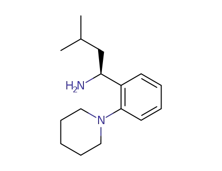 (S)-3-methyl-1-(2-(piperidin-1-yl)phenyl)butan-1-amine