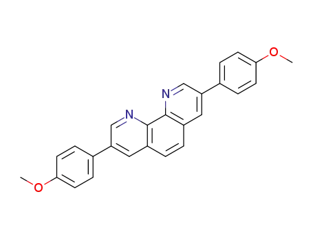 Molecular Structure of 209795-84-6 (1,10-Phenanthroline, 3,8-bis(4-methoxyphenyl)-)