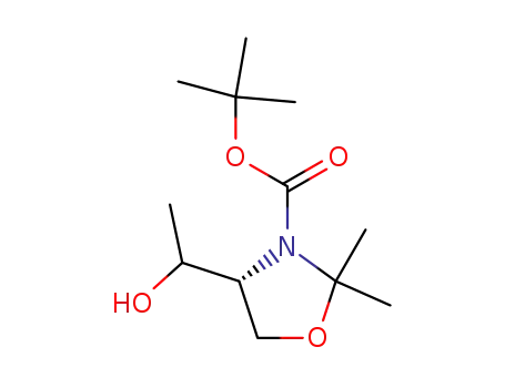 (4R)-(1-hydroxy-ethyl)-2,2-dimethyl-oxazolidine-3-carboxylic acid tert-butyl ester