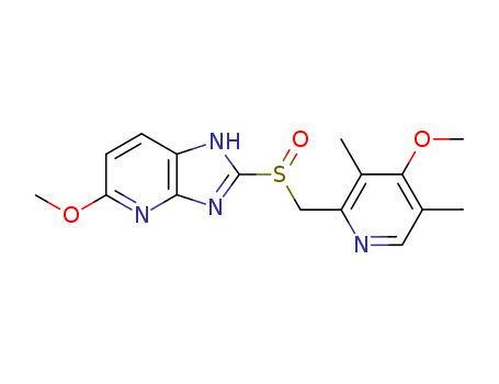 113712-98-4,Tenatoprazole,1H-Imidazo[4,5-b]pyridine,5-methoxy-2-[[(4-methoxy-3,5-dimethyl-2-pyridinyl)methyl]sulfinyl]- (9CI);2-[2-((4-Methoxy-3,5-dimethyl-2-pyridinyl)methyl)sulfinyl]-5-methoxyimidazo[4,5-b]pyridine;5-Methoxy-2-[[(4-methoxy-3,5-dimethyl-2-pyridinyl)methyl]sulfinyl]-1H-imidazo[4,5-b]pyridine;TU 199;3H-Imidazo[4,5-b]pyridine,5-methoxy-2-[[(4-methoxy-3,5-dimethyl-2-pyridinyl)methyl]sulfinyl]-;