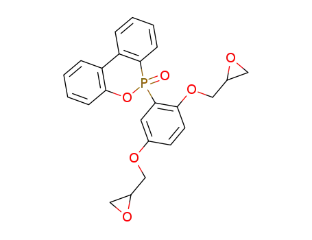 9,10-dihydro-10-(2',5'-diglycidyloxyphenyl)-9-oxa-10-phosphaphenanthrene-10-oxide