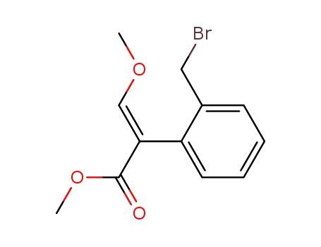Molecular Structure of 117428-49-6 ((E)-3-Methoxy-2-(2-broMoMethylphenyl)propenoic acid Methyl ester)