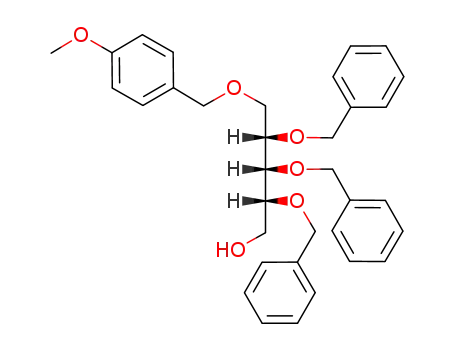 2,3,4-tri-O-benzyl-5-O-p-methoxybenzyl-L-ribitol