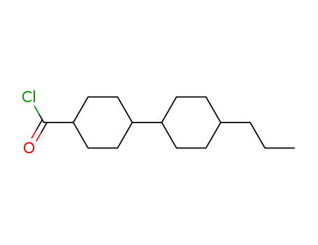 trans-4-(trans-4'-propyl cyclohexyl)-cyclohexane carboxylic acid chloride
