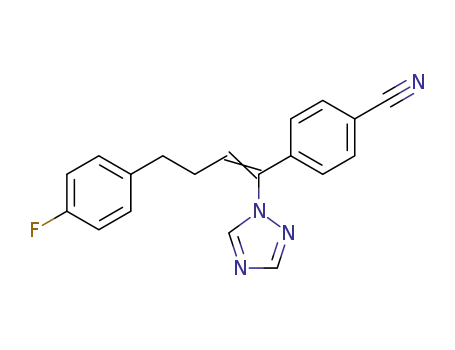 1-[1-(4-cyanophenyl)-4-(4-fluorophenyl)-1-butenyl]-1,2,4-triazole