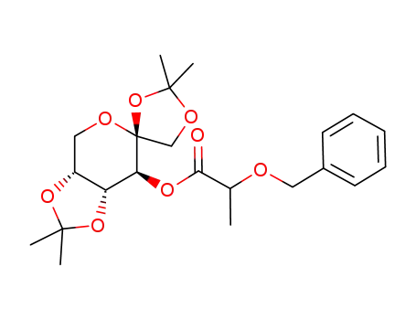 1,2:4,5-di-O-isopropylidene-β-D-fructopyranos-3-yl 2-(benzyloxy)propionate