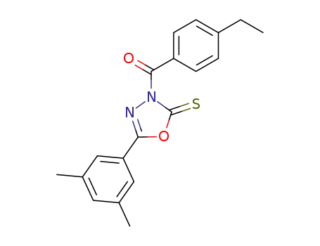 3-(4-ethylbenzoyl)-5-(3,5-dimethylphenyl)-3H-[1,3,4]-oxadiazol-2-thione