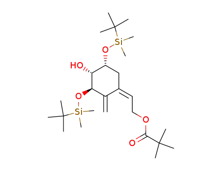 [3R-(1Z,3β,4α,5α)]-2-[3,5-bis[(1,1-dimethylethyl)dimethylsilyloxy]-4-hydroxy-2-methylenecyclohexylidene]ethyl trimethylacetate