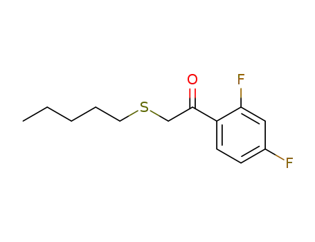 2',4'-difluoro-2-(pentylthio)acetophenone