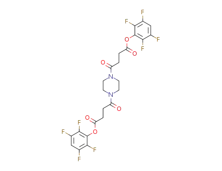 1,4-bis[3'-(2,3,5,6-tetrafluorophenoxycarbonyl)propanoyl]diazacyclohexene