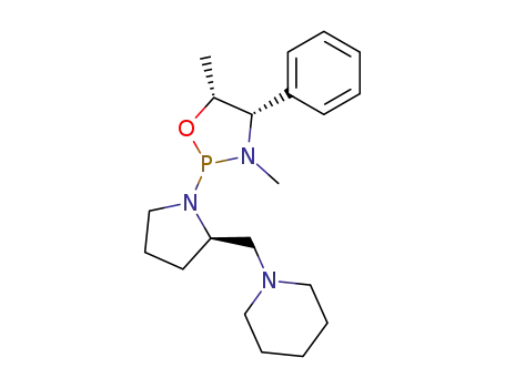 1-[(R)-1-((4S,5R)-3,5-Dimethyl-4-phenyl-[1,3,2]oxazaphospholidin-2-yl)-pyrrolidin-2-ylmethyl]-piperidine