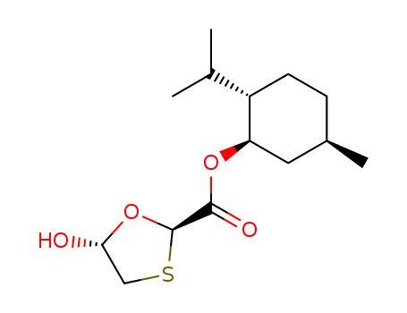 (2S,5R)-5-Hydroxy-[1,3]-oxathiolane-2-carboxylic acid menthyl ester