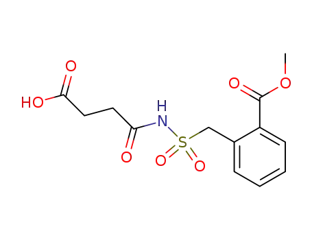 4-({[2-(methoxycarbonyl)benzyl]sulfonyl}amino)-4-oxobutanoic acid