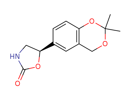452339-73-0,2-Oxazolidinone, 5-(2,2-dimethyl-4H-1,3-benzodioxin-6-yl)-, (5R)-,potassium 3,3-dimethyl-7-oxo-6-[(2-phenoxypropanoyl)amino]-4-thia-1-azabicyclo[3.2.0]heptane-2-carbothioate;(5R)-3,3-dimethyl-7-oxo-6t-((S)-2-phenoxy-propionylamino)-(5rH)-4-thia-1-aza-bicyclo[3.2.0]heptane-2c-carbothioic acid,potassium salt;(5R)-5-(1H-benzimidazol-2-yl)-D-arabitol;3-BENZODIOXIN-6-VL)-1;(5R)-5-(2,2-dimethyl-4H-1,3-benzodioxin-6-yl)-2-oxazolidinone;(R)-5-(2,2-dimethyl-4H-1,3-benzodioxin-6-yl)-1,3-oxazolidin-2-one;3-OXAZOLIDIN-2-ONE;(5R)-5-(2,2-dimethyl-4H-1,3-benzodioxin-6-yl)-1,3-oxazolidine-2-one;(5R)-5-(2,2-dimethyl-4H-1,3-benzodioxin-6-yl)-1,3-oxazolidin-2-one;