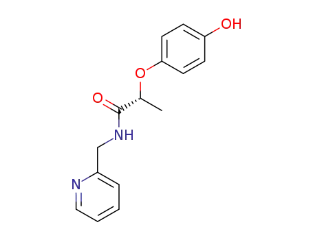 2-(4-hydroxy-phenoxy)-N-pyridin-2-ylmethyl-propionamide