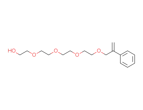 Molecular Structure of 515881-62-6 (3,6,9,12-Tetraoxapentadec-14-en-1-ol, 14-phenyl-)