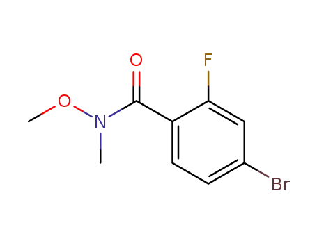 2-fluoro-4-bromo-N-methoxy-N-methylbenzamide