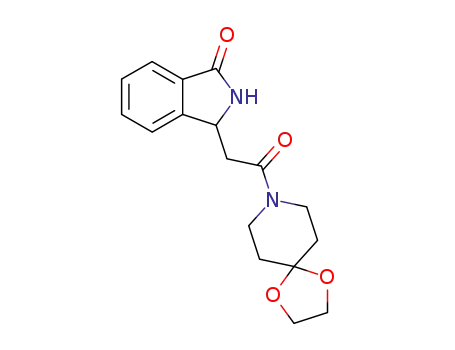 3-(2-oxo-2-(1,4-dioxa-8-azaspiro[4.5]decan-8-yl)ethyl)isoindolin-1-one