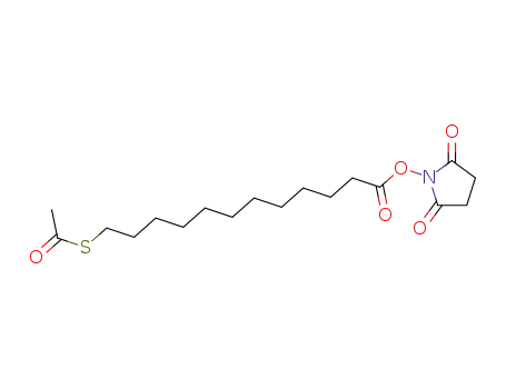 12-acetylsulfanyl-dodecanoic acid 2,5-dioxo-pyrrolidin-1-yl ester