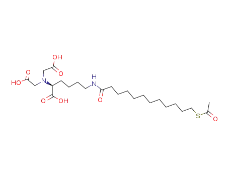 N-[Nα,Nα-bis(carboxymethyl)-L-lysine]-12-(acetylthio)dodecanamide