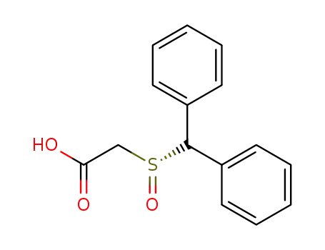 Molecular Structure of 112111-45-2 ((R)-(-)-Modafinil acid)