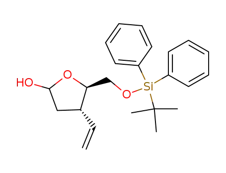 (4S,5R)-5-(tert-Butyl-diphenyl-silanyloxymethyl)-4-vinyl-tetrahydro-furan-2-ol