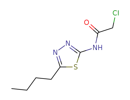 2-(chloroacetamido)-5-n-butyl-1,3,4-thiadiazole