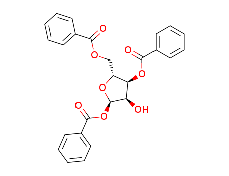 22224-41-5,1,3,5-Tri-O-benzoyl-D-ribofuranose,Ribofuranose,1,3,5-tribenzoate (7CI);1,3,5-Tri-O-benzoyl-a-D-ribofuranose;alpha-D-Ribofuranose,1,3,5-tribenzoate;