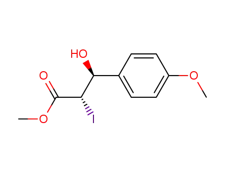 methyl (+/-)-3-hydroxy-2-iodo-3-(4-methoxyphenyl)-propanoate