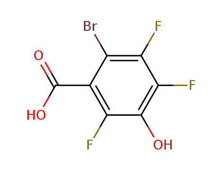 2-bromo-3,4,6-trifluoro-5-hydroxy-benzoic acid