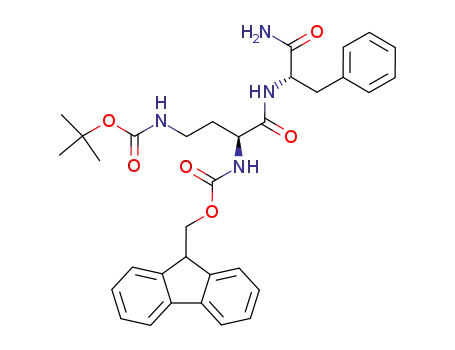 (1'S, 2S)-4-(N-Boc-amino)-N'-(1'-carbamoyl-2'-phenylethyl)-2-(N''-Fmoc-amino)butanamide