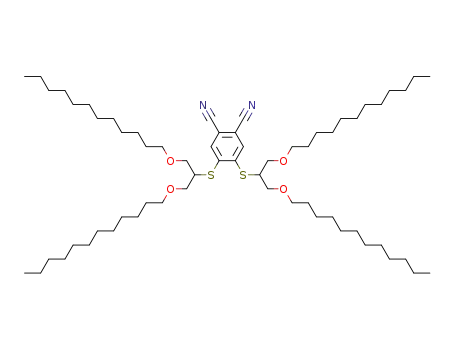 1,2-di(13,17-dioxa nonacosane-15-sulfanyl) phthalonitrile