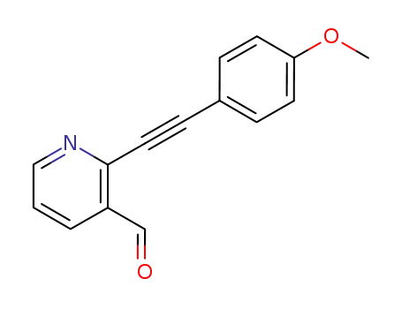 2-(4-methoxyphenylethynyl)pyridine-3-carboxaldehyde